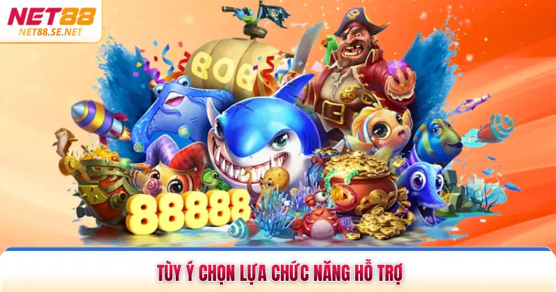 Bắn Cá Đổi Thưởng - Săn Thưởng Đặc Sắc, Đa Dạng Sinh Vật Tùy ý chọn lựa chức năng hỗ trợ